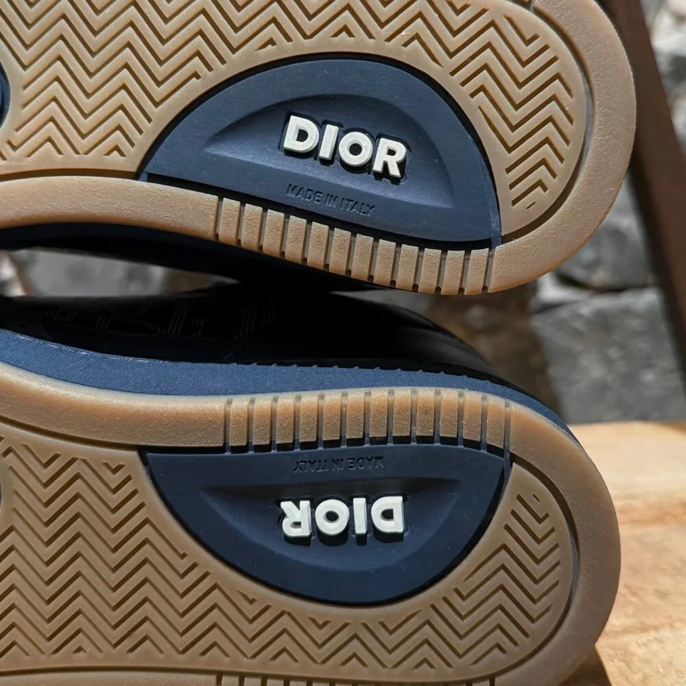 Dior B27 Blue Galaxy Oblique Low-top Sneakers - Picture 9 of 13
